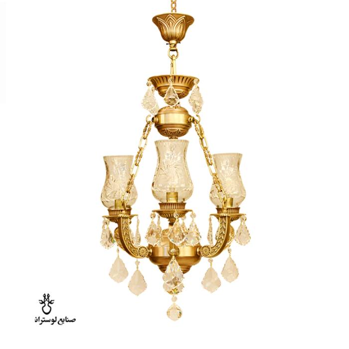 Half lotus chandelier